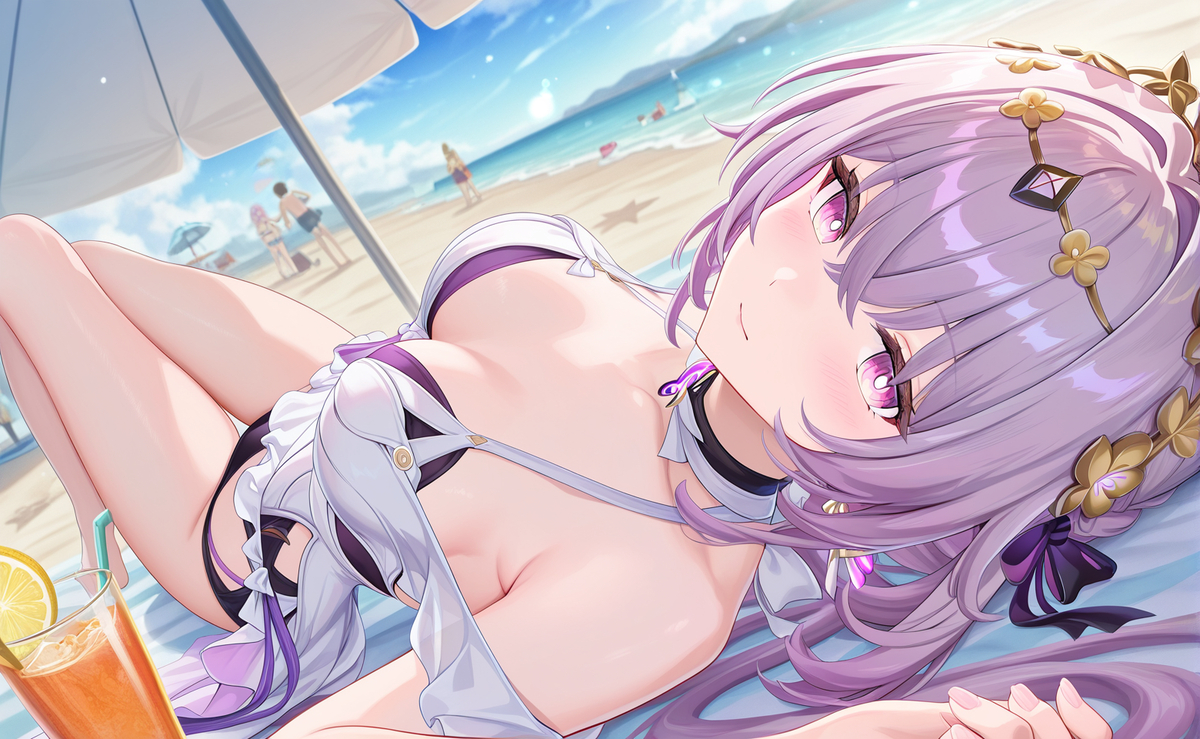 图片[9]-今日份的比基尼遐蝶-pixiv插画-作品交流服务