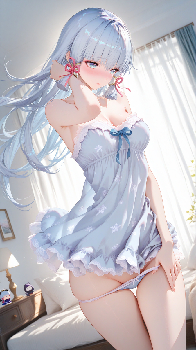 今日份的绫华老婆-pixiv插画-作品交流服务