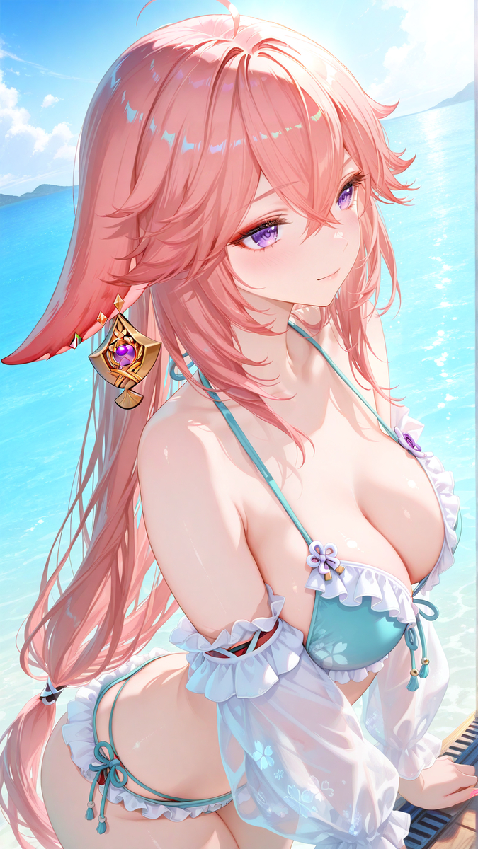 今日份的八重神子-pixiv插画-作品交流服务