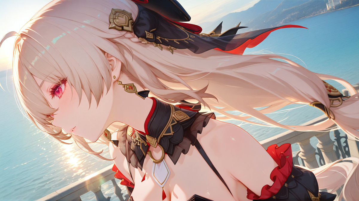 今日份的美少女（大月下黑色礼服版）-pixiv插画-作品交流服务