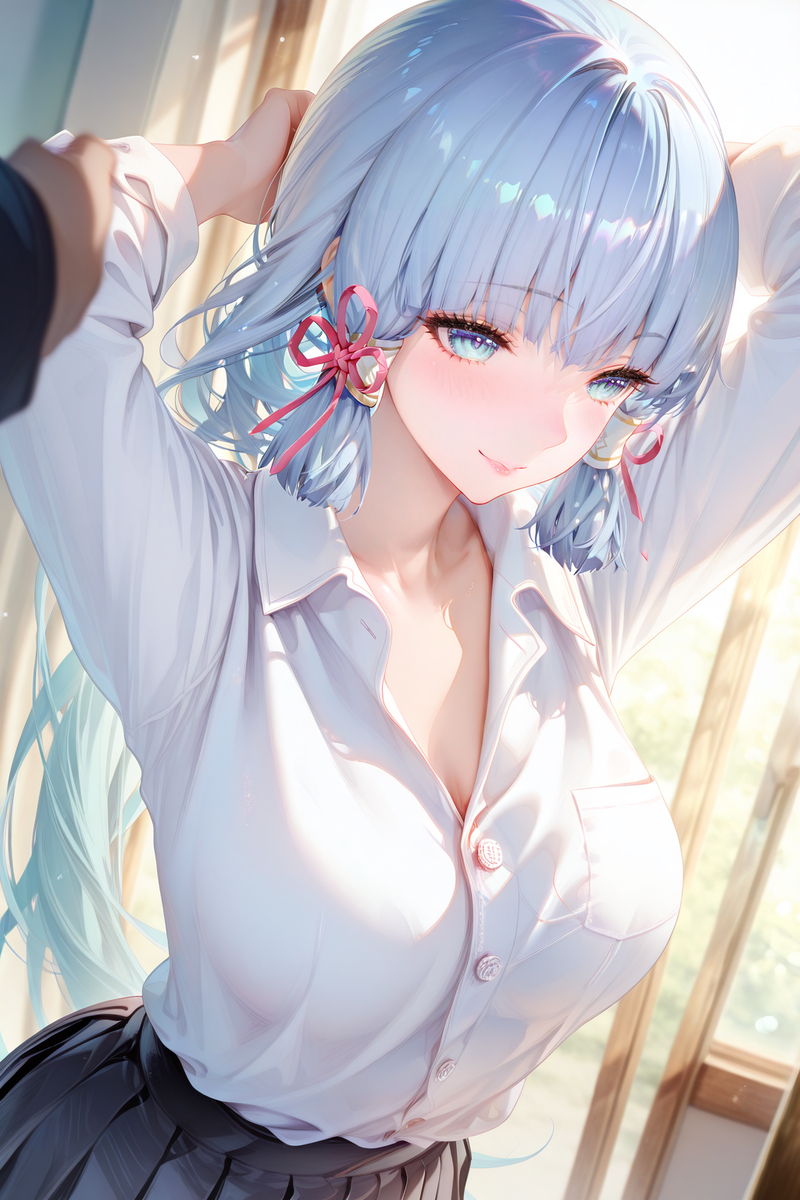 Kamizato Ayaka-pixiv插画-作品交流服务