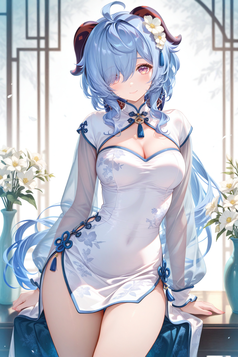 Ganyu-pixiv插画-作品交流服务