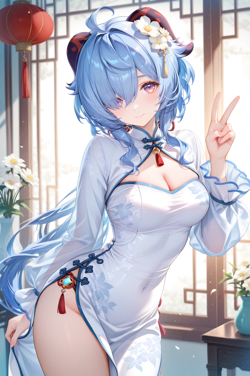 Ganyu-pixiv插画-作品交流服务