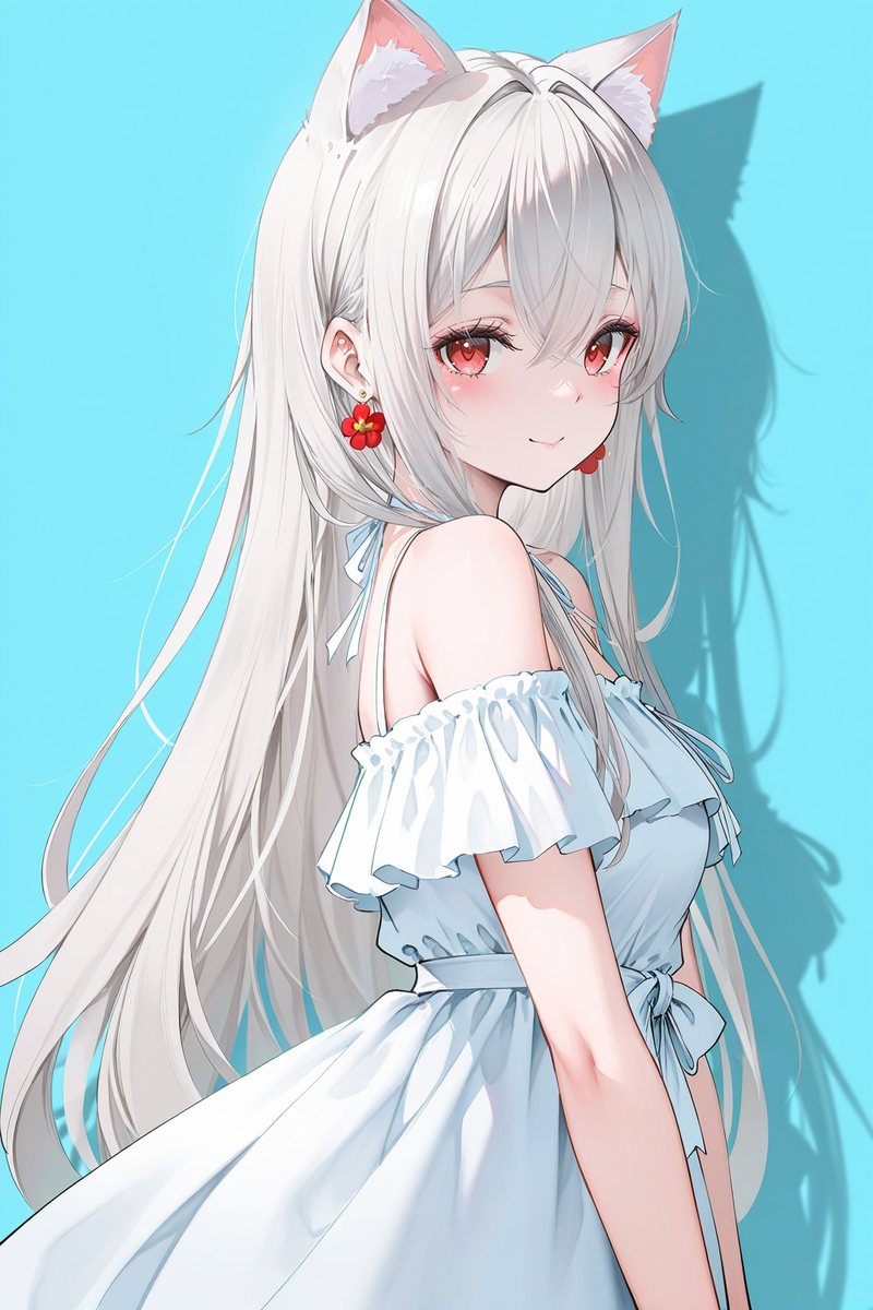 White-haired Loli-pixiv插画-作品交流服务