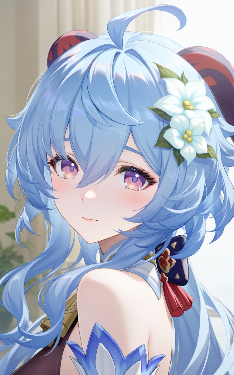 Ganyu-pixiv插画-作品交流服务