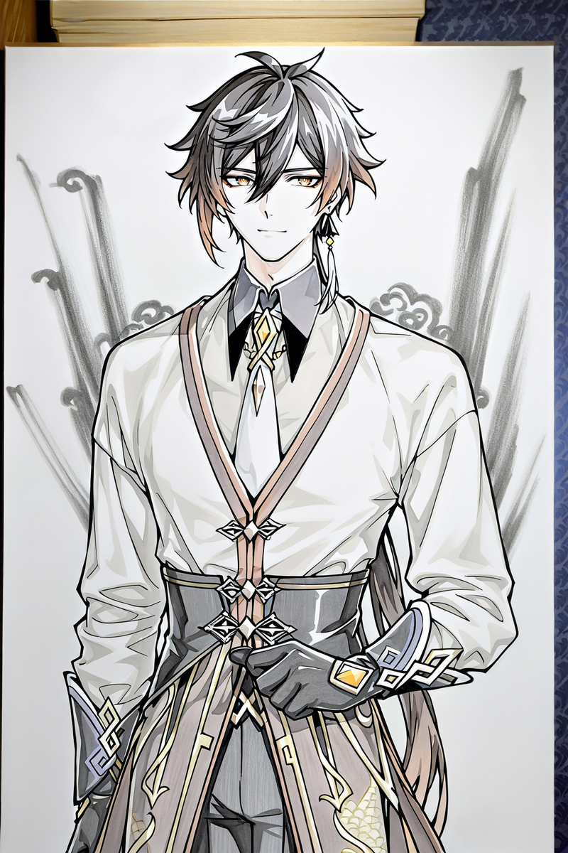 Zhongli-pixiv插画-作品交流服务