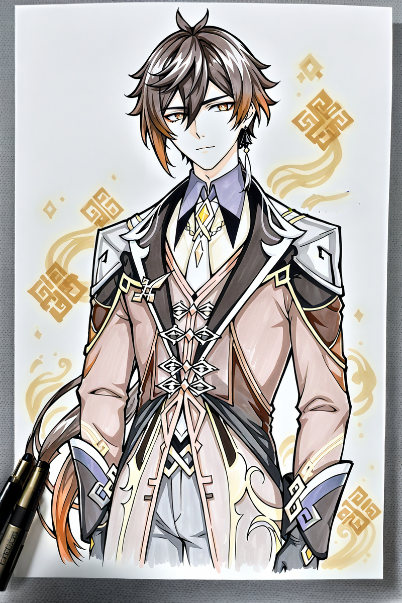 Zhongli-pixiv插画-作品交流服务