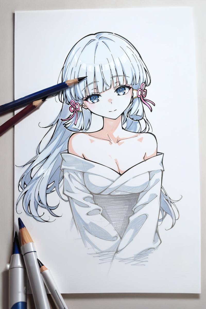 Kamizato Ayaka-pixiv插画-作品交流服务