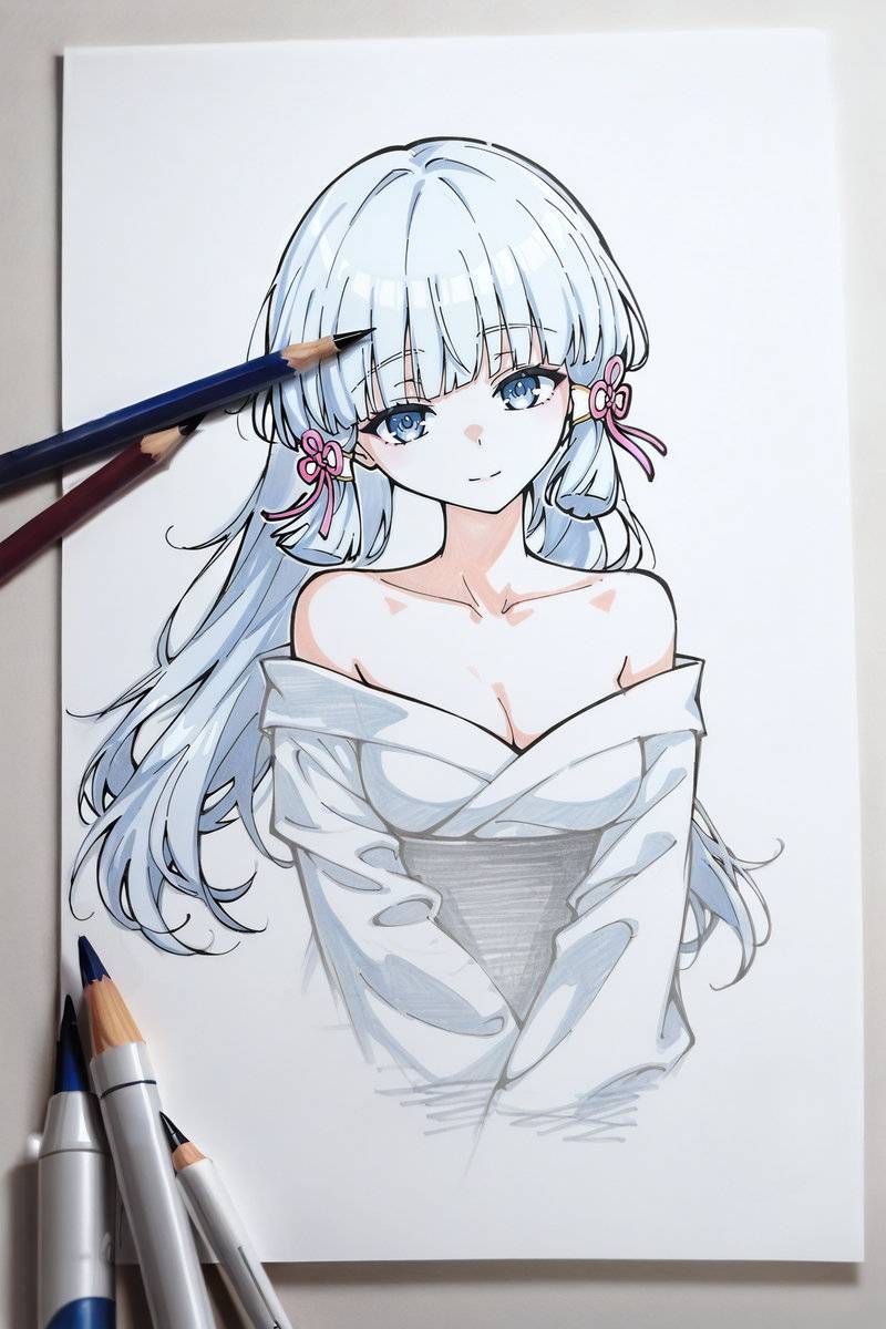 Kamizato Ayaka-pixiv插画-作品交流服务