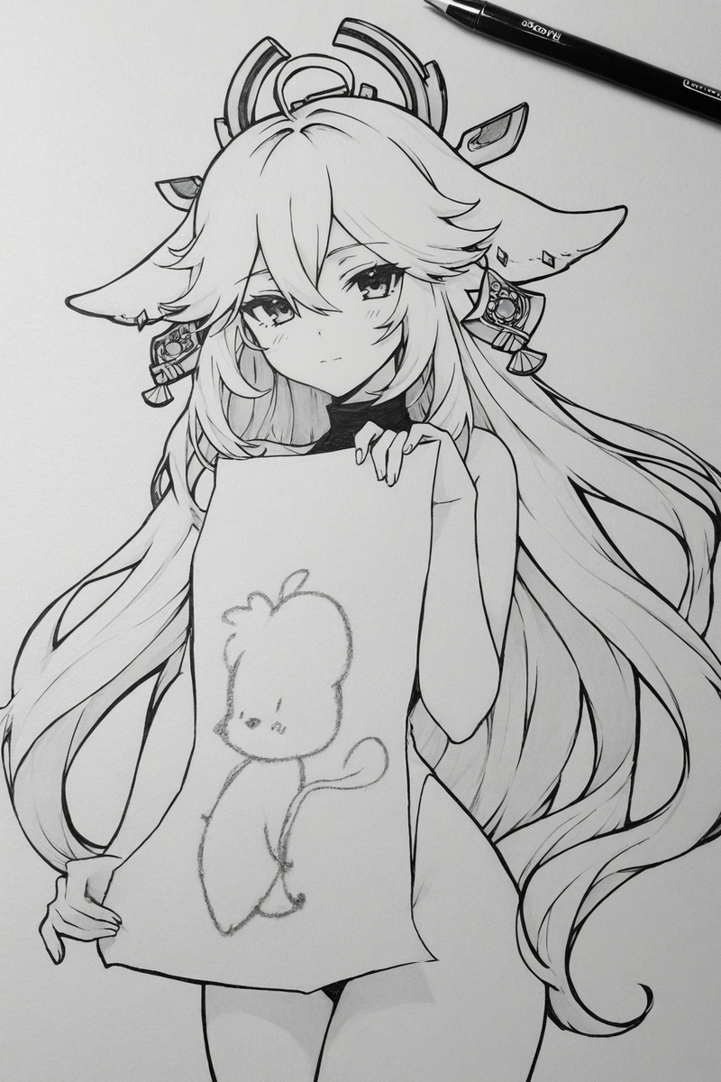 Yae Miko-pixiv插画-作品交流服务