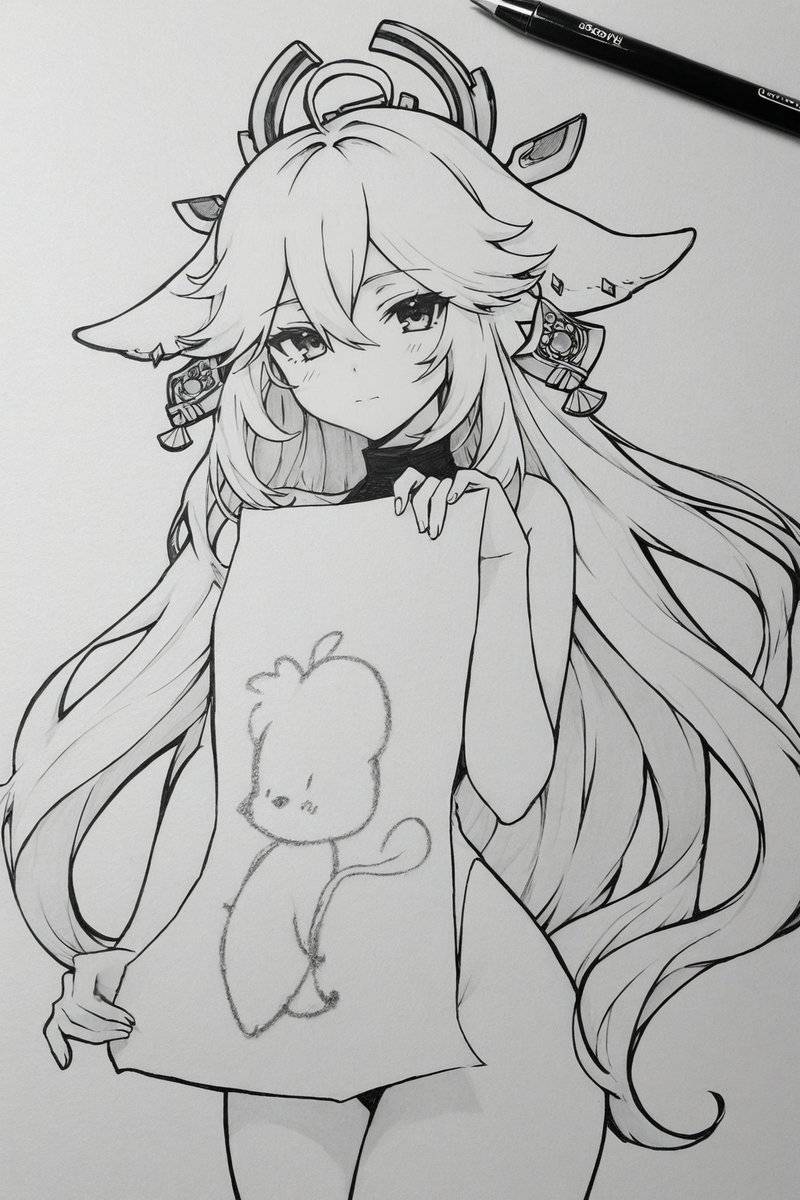 Yae Miko-pixiv插画-作品交流服务