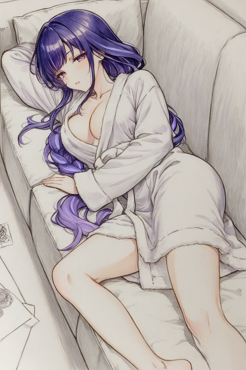 Raiden Shogun-pixiv插画-作品交流服务