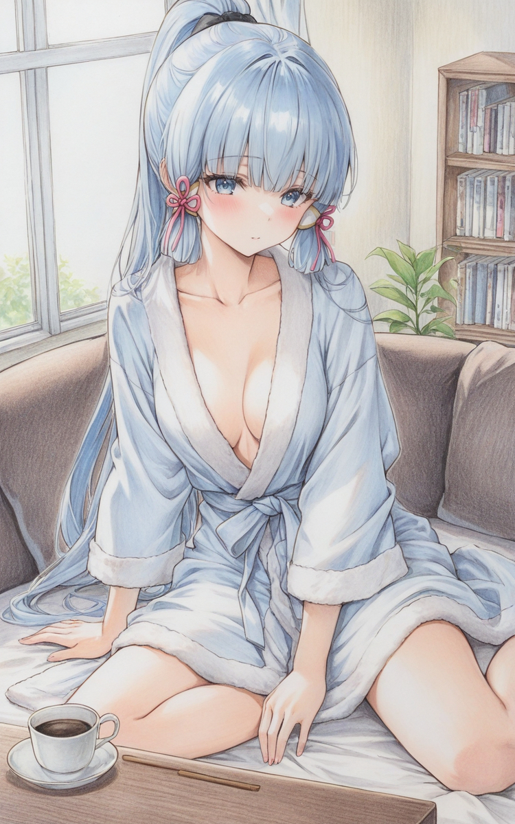 Kamizato Ayaka-pixiv插画-作品交流服务