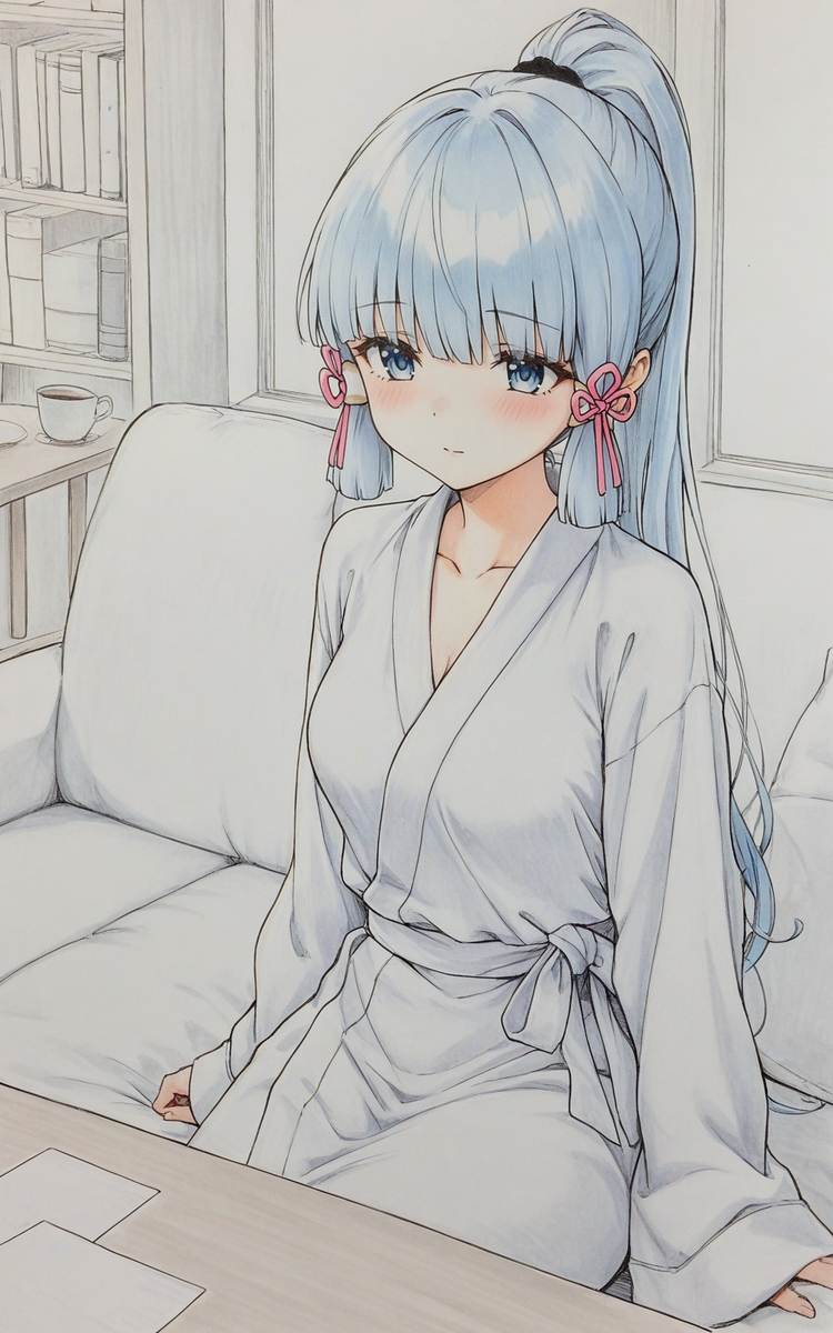 Kamizato Ayaka-pixiv插画-作品交流服务