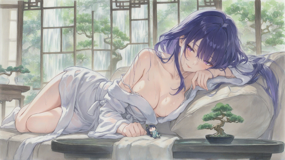 Raiden Shogun-pixiv插画-作品交流服务