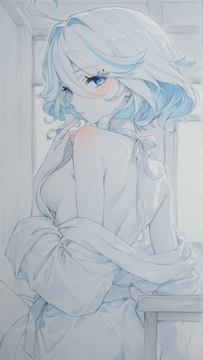 Furina-pixiv插画-作品交流服务