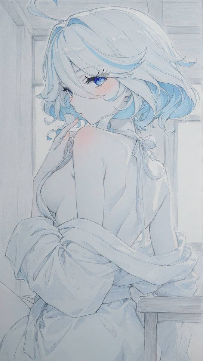 Furina-pixiv插画-作品交流服务