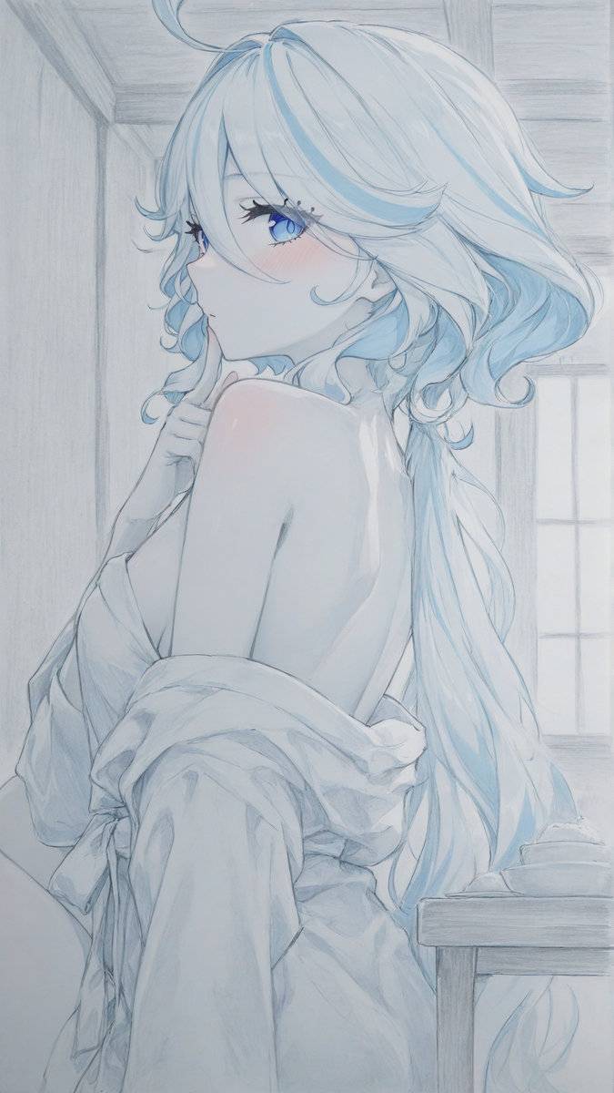 Furina-pixiv插画-作品交流服务