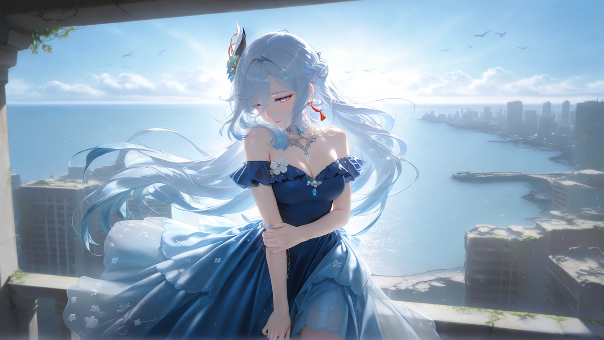 Shenhe-pixiv插画-作品交流服务