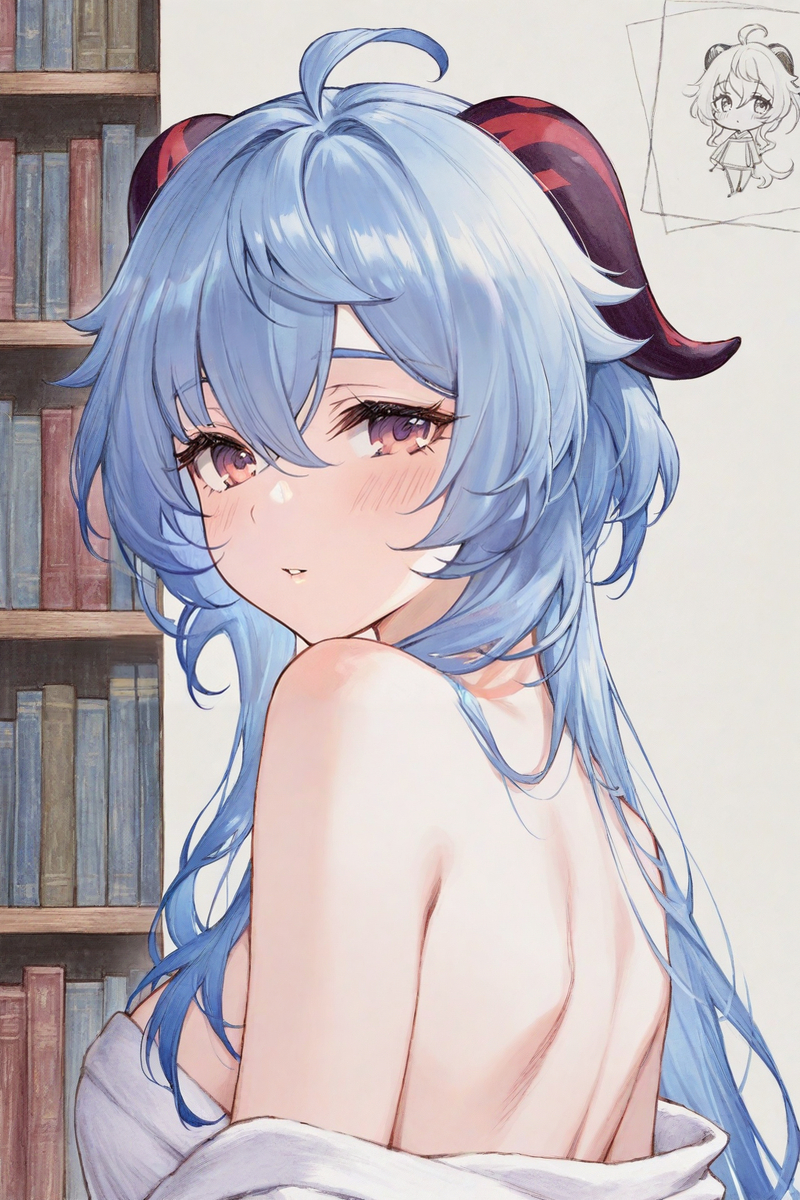 ganyu-pixiv插画-作品交流服务