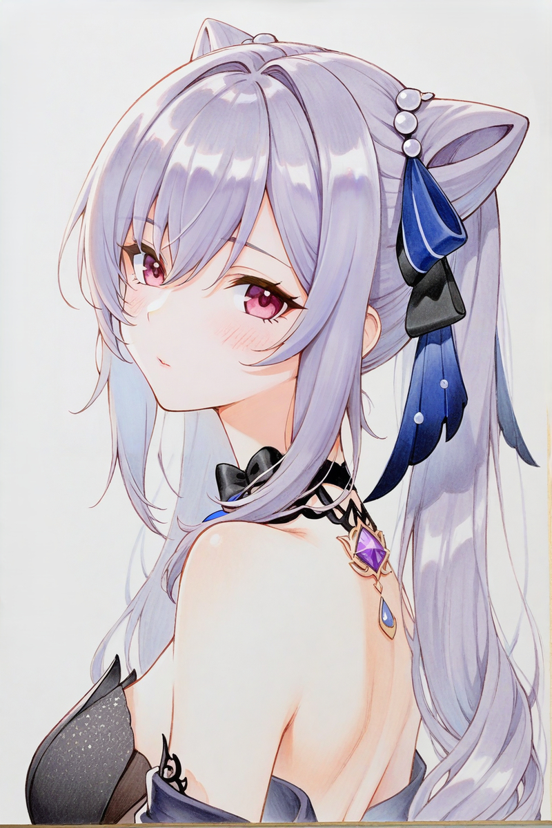 Keqing-pixiv插画-作品交流服务