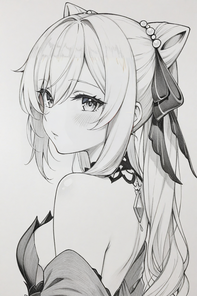 Keqing-pixiv插画-作品交流服务