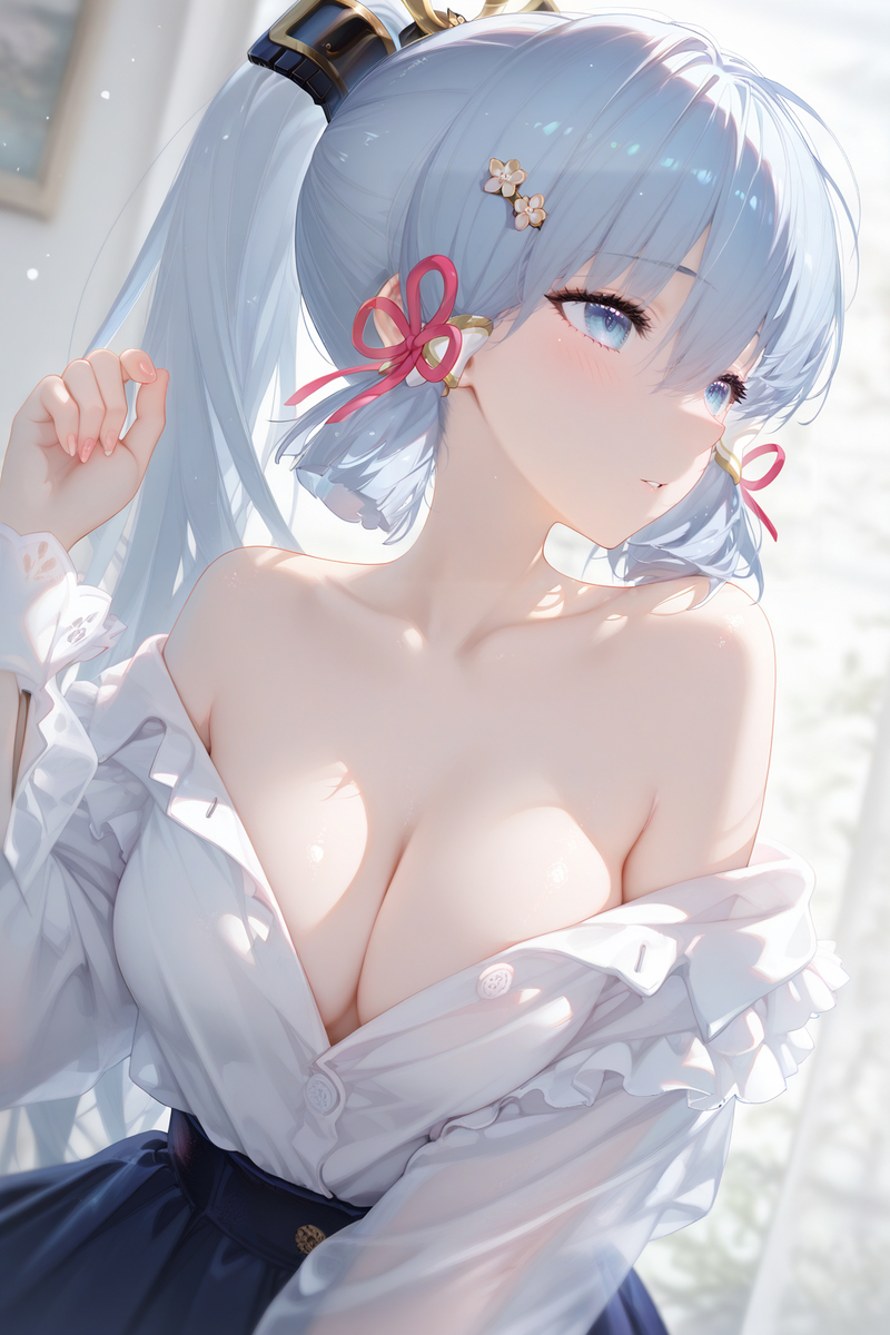 Kamisato Ayaka-pixiv插画-作品交流服务