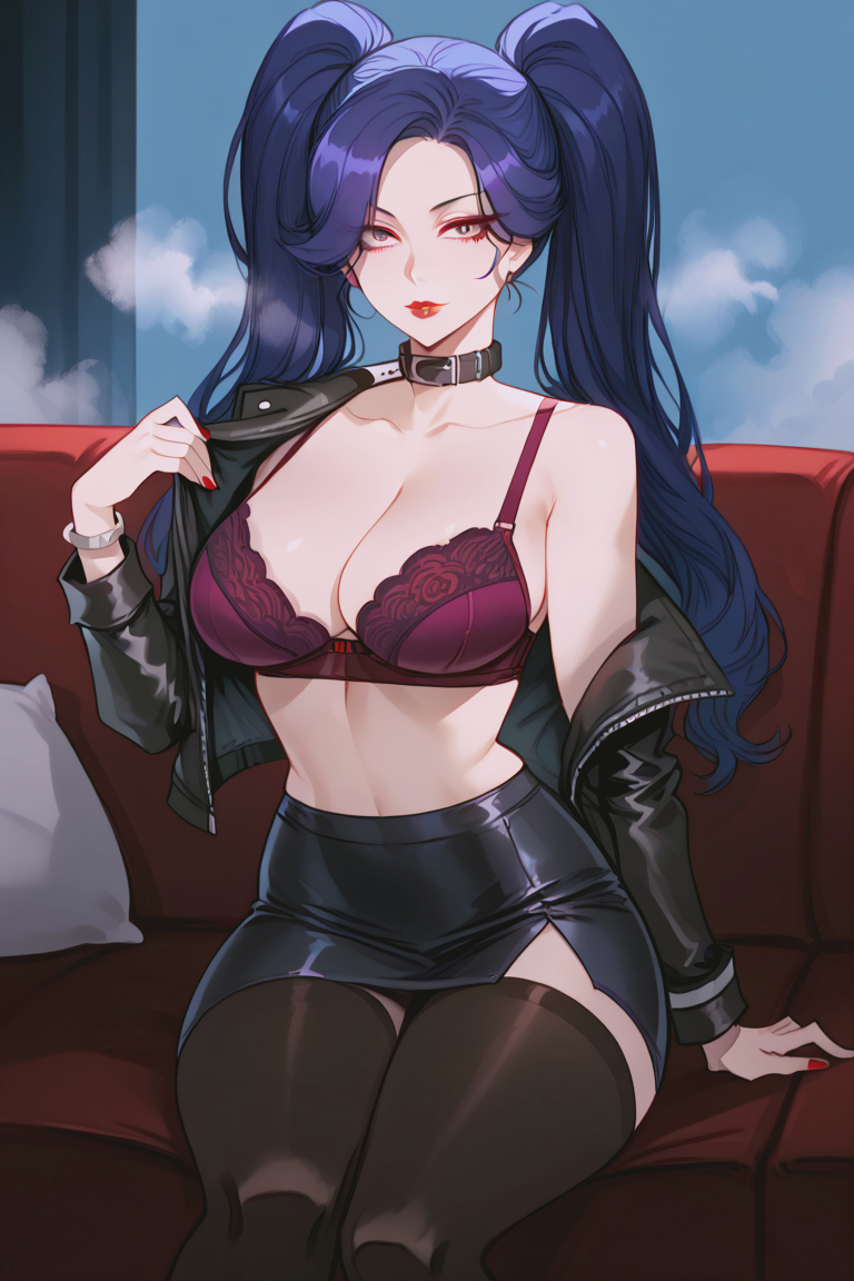 双马尾女孩-pixiv插画-作品交流服务