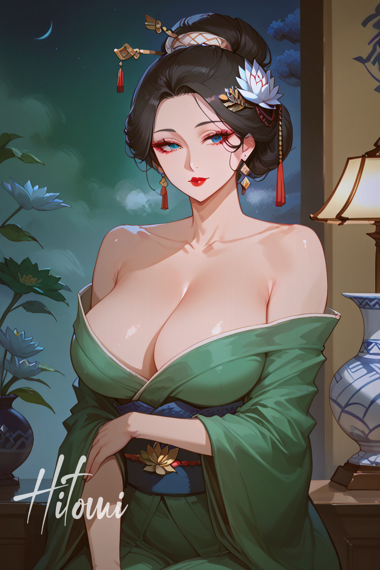 花魁-pixiv插画-作品交流服务