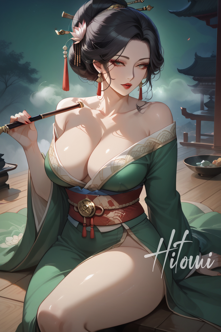 艺妓-新风-pixiv插画-作品交流服务