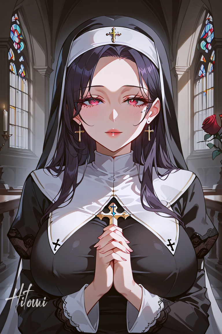 修女-pixiv插画-作品交流服务