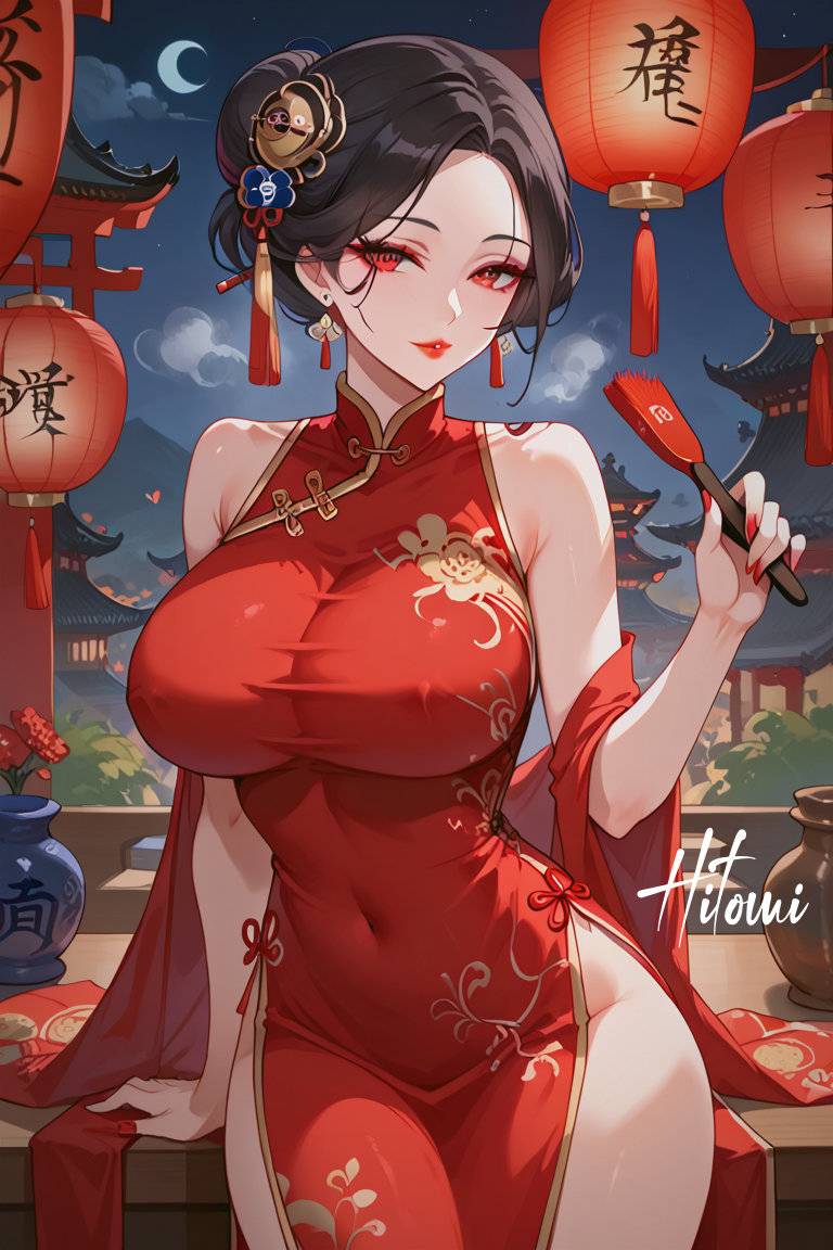 大红-pixiv插画-作品交流服务
