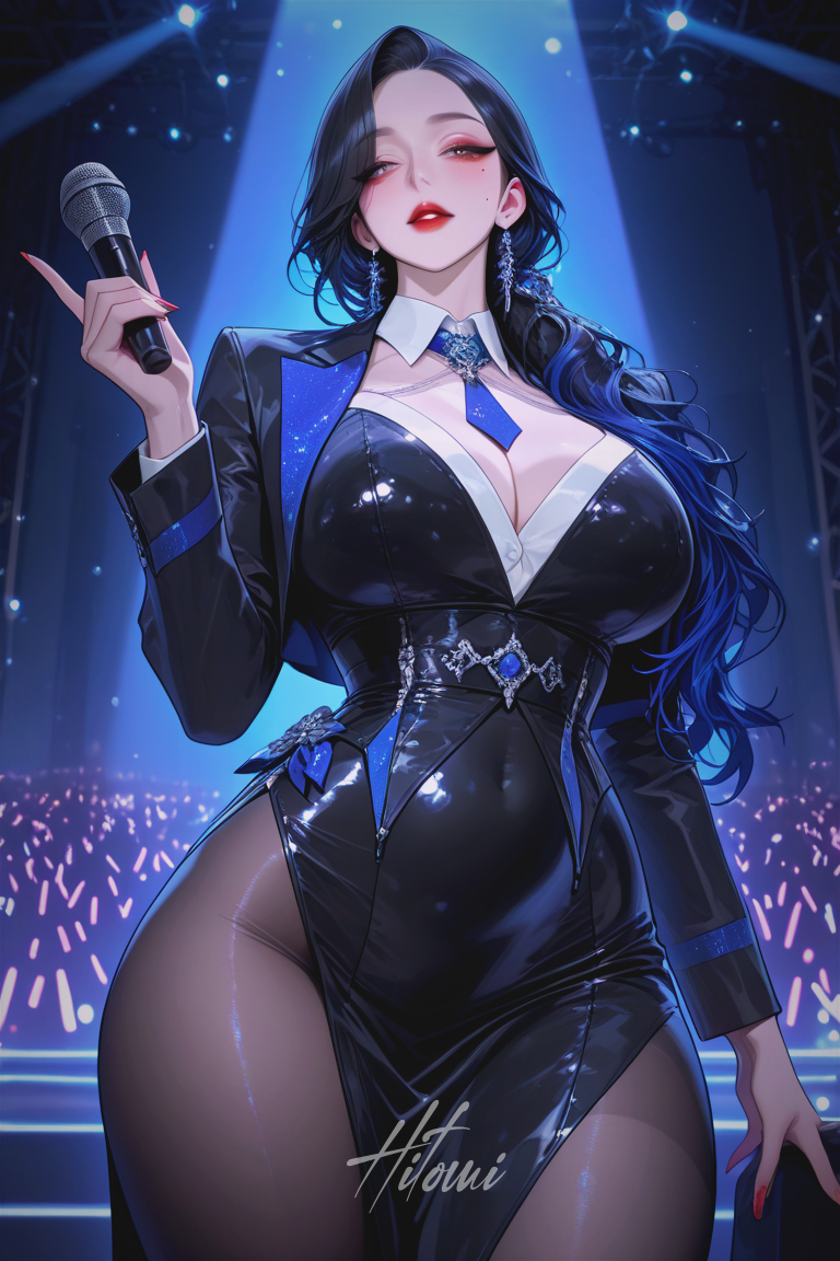 夜繁花-蝴蝶兰-pixiv插画-作品交流服务