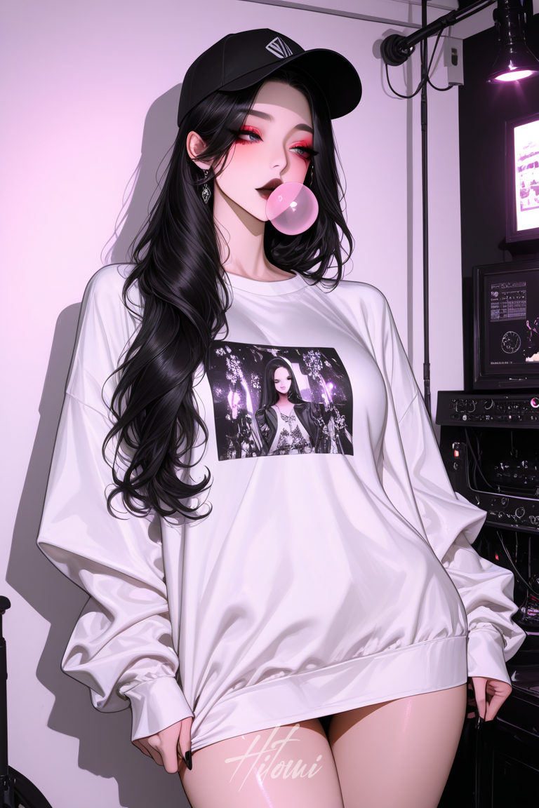 泡泡糖-pixiv插画-作品交流服务