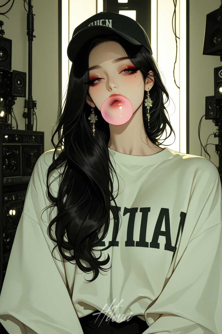 泡泡糖-pixiv插画-作品交流服务