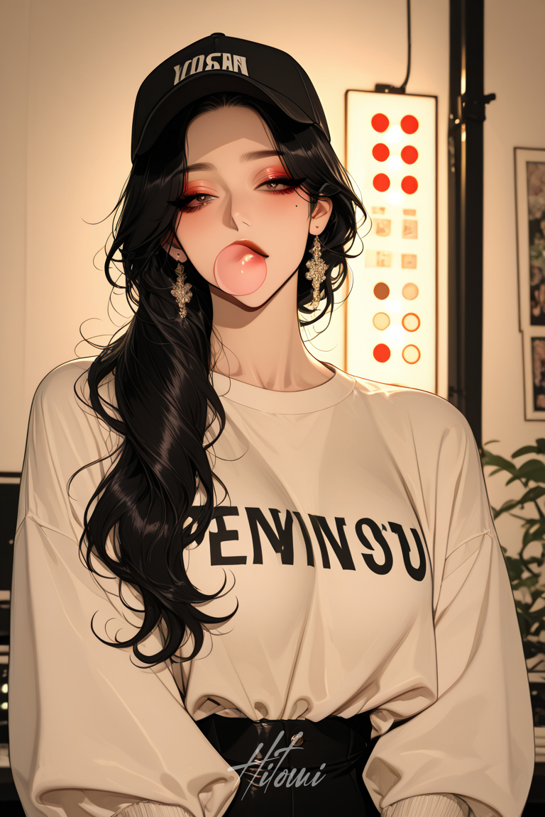 泡泡糖-pixiv插画-作品交流服务