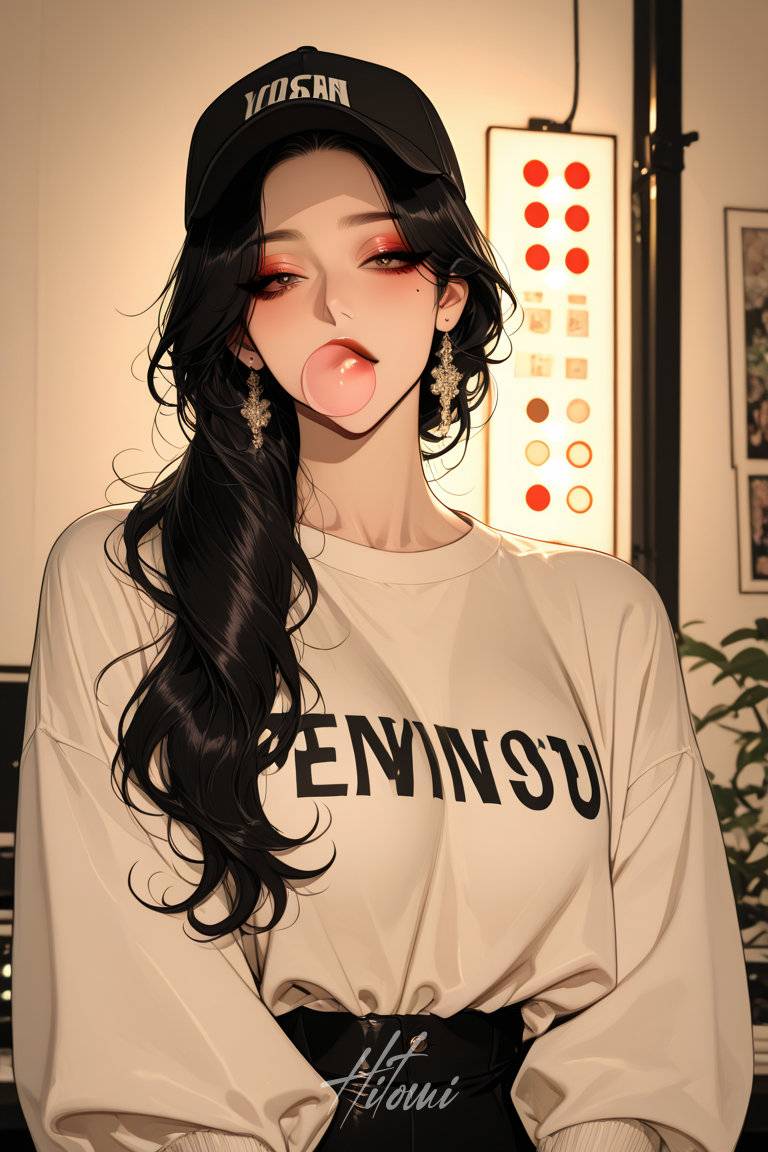 泡泡糖-pixiv插画-作品交流服务