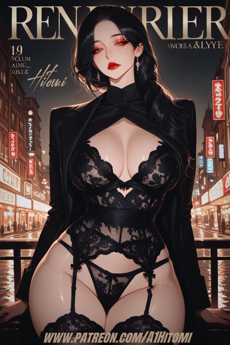 夜玫瑰-暗金香水-pixiv插画-作品交流服务