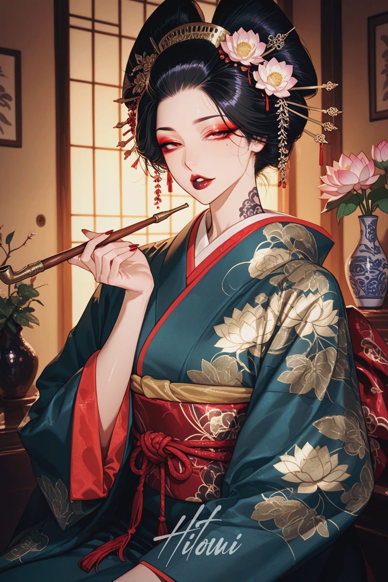 胭脂玉-翎雀曲-pixiv插画-作品交流服务