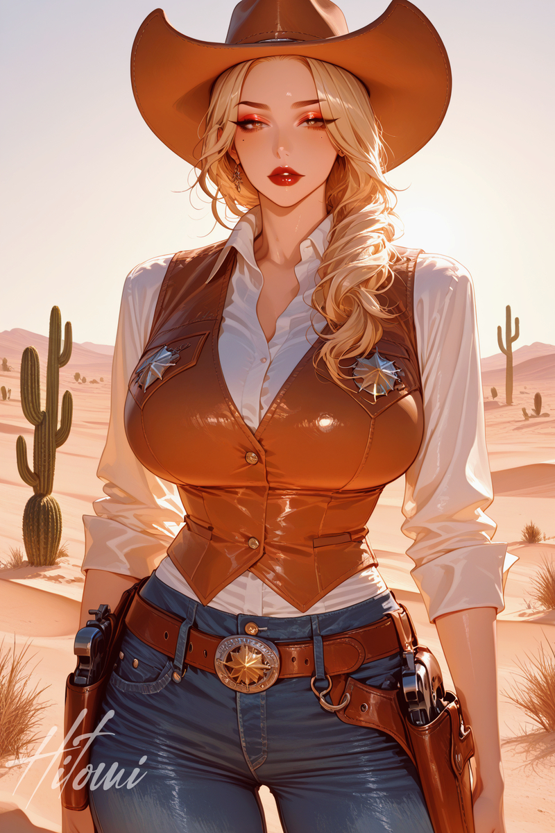 大漠镖客-pixiv插画-作品交流服务