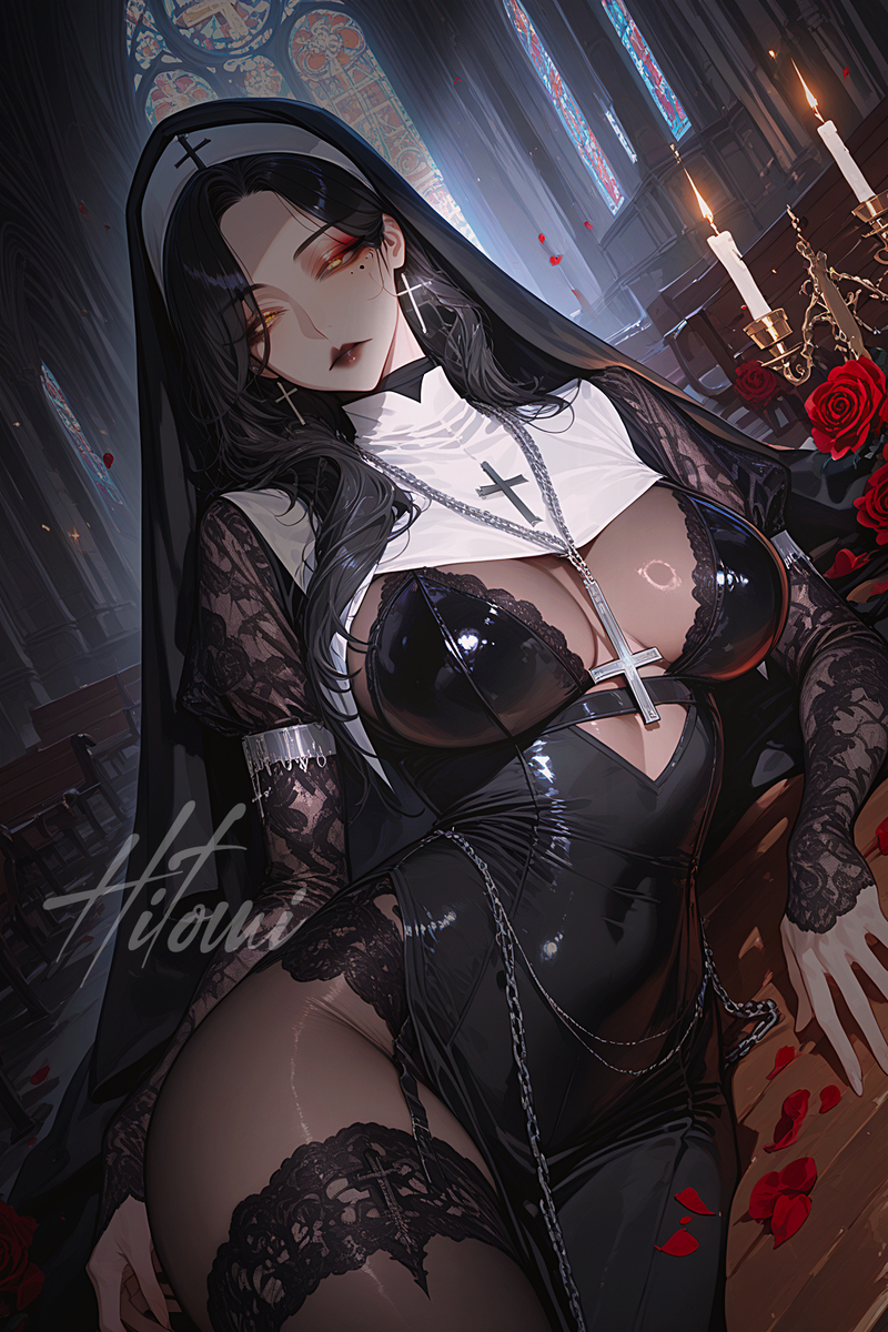 蚀心修女-pixiv插画-作品交流服务