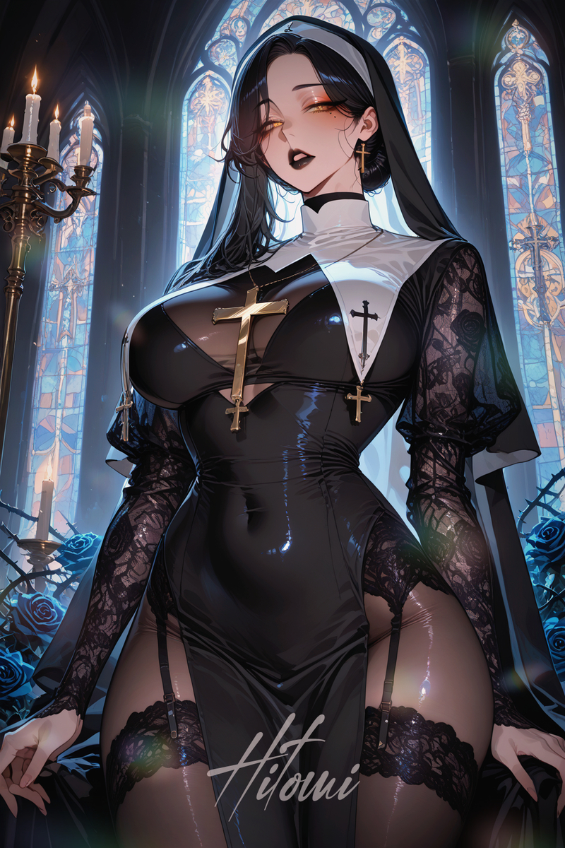修道院魅影(新老画风更替)-pixiv插画-作品交流服务