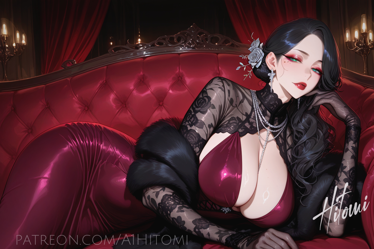 夜玫瑰-古堡玫瑰-pixiv插画-作品交流服务