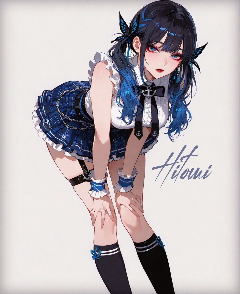 蓝蝶-pixiv插画-作品交流服务