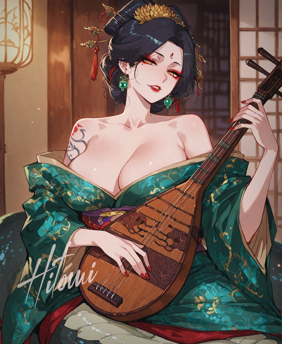 清姬-抚弦-pixiv插画-作品交流服务