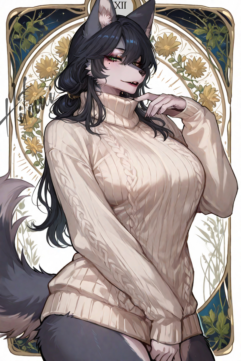 🐺大灰狼-pixiv插画-作品交流服务