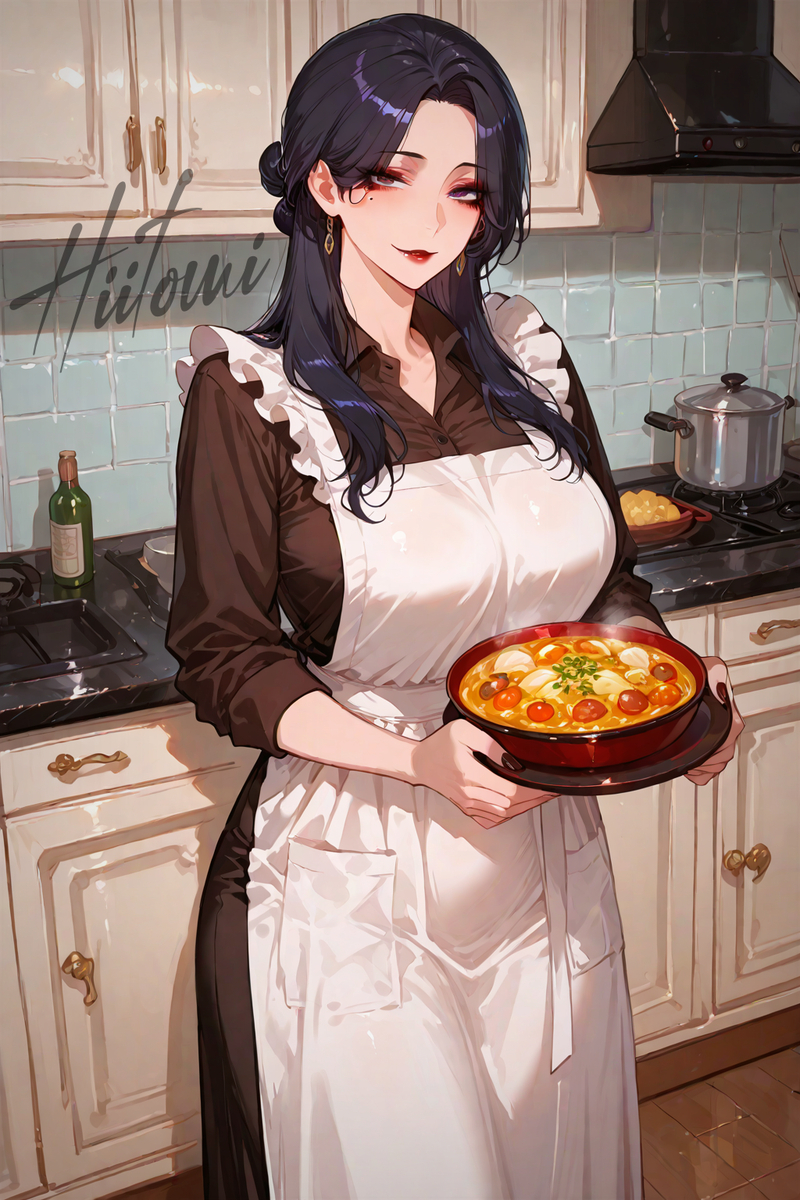 厨艺高超的家庭主妇-pixiv插画-作品交流服务