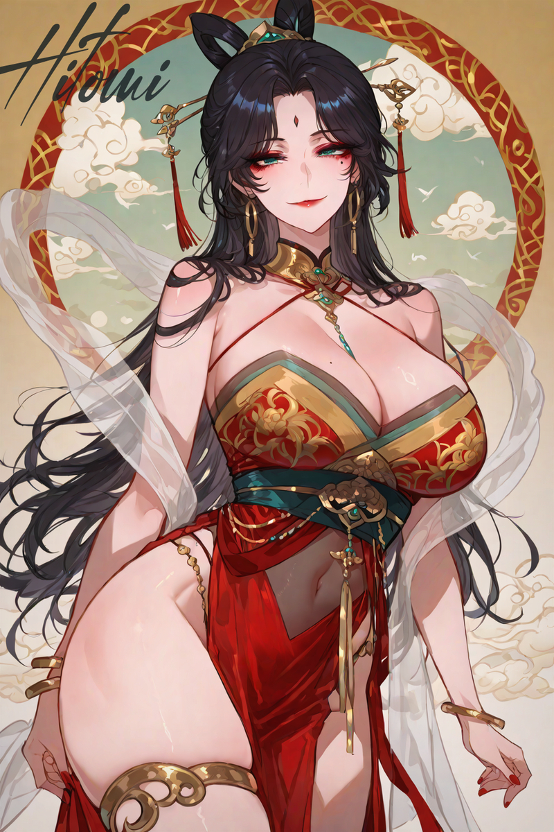 霓裳仙-pixiv插画-作品交流服务