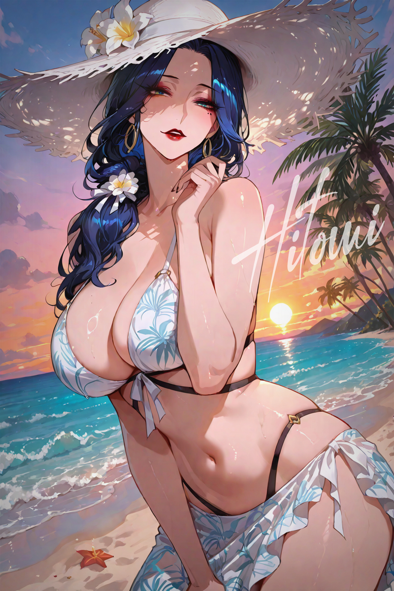 海边の虞美人-pixiv插画-作品交流服务