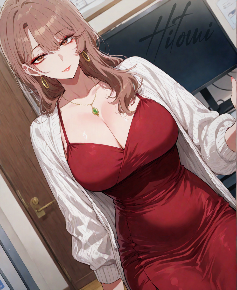 漂亮阿姨-pixiv插画-作品交流服务